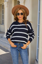 Candy Threads Stripe Sweater-Tops-Krush Kandy, Women's Online Fashion Boutique Located in Phoenix, Arizona (Scottsdale Area)