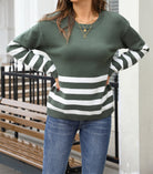 Stripe Theory Sweater-Tops-Krush Kandy, Women's Online Fashion Boutique Located in Phoenix, Arizona (Scottsdale Area)
