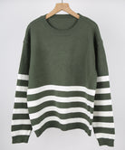 Stripe Theory Sweater-Tops-Krush Kandy, Women's Online Fashion Boutique Located in Phoenix, Arizona (Scottsdale Area)