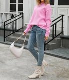 Pretty As A Bow Sweater-Tops-Krush Kandy, Women's Online Fashion Boutique Located in Phoenix, Arizona (Scottsdale Area)