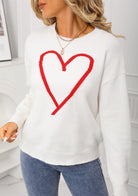 Red Heart Valentine Sweater-Sweater-Krush Kandy, Women's Online Fashion Boutique Located in Phoenix, Arizona (Scottsdale Area)