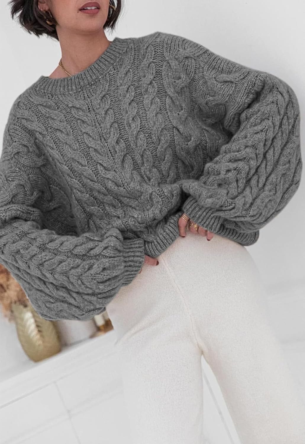 Comfort Krush Oversized Knit Sweater-Sweaters-Krush Kandy, Women's Online Fashion Boutique Located in Phoenix, Arizona (Scottsdale Area)