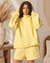 Oversized Sweatshirt and Shorts Lounge Set