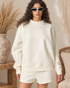 Oversized Sweatshirt and Shorts Lounge Set