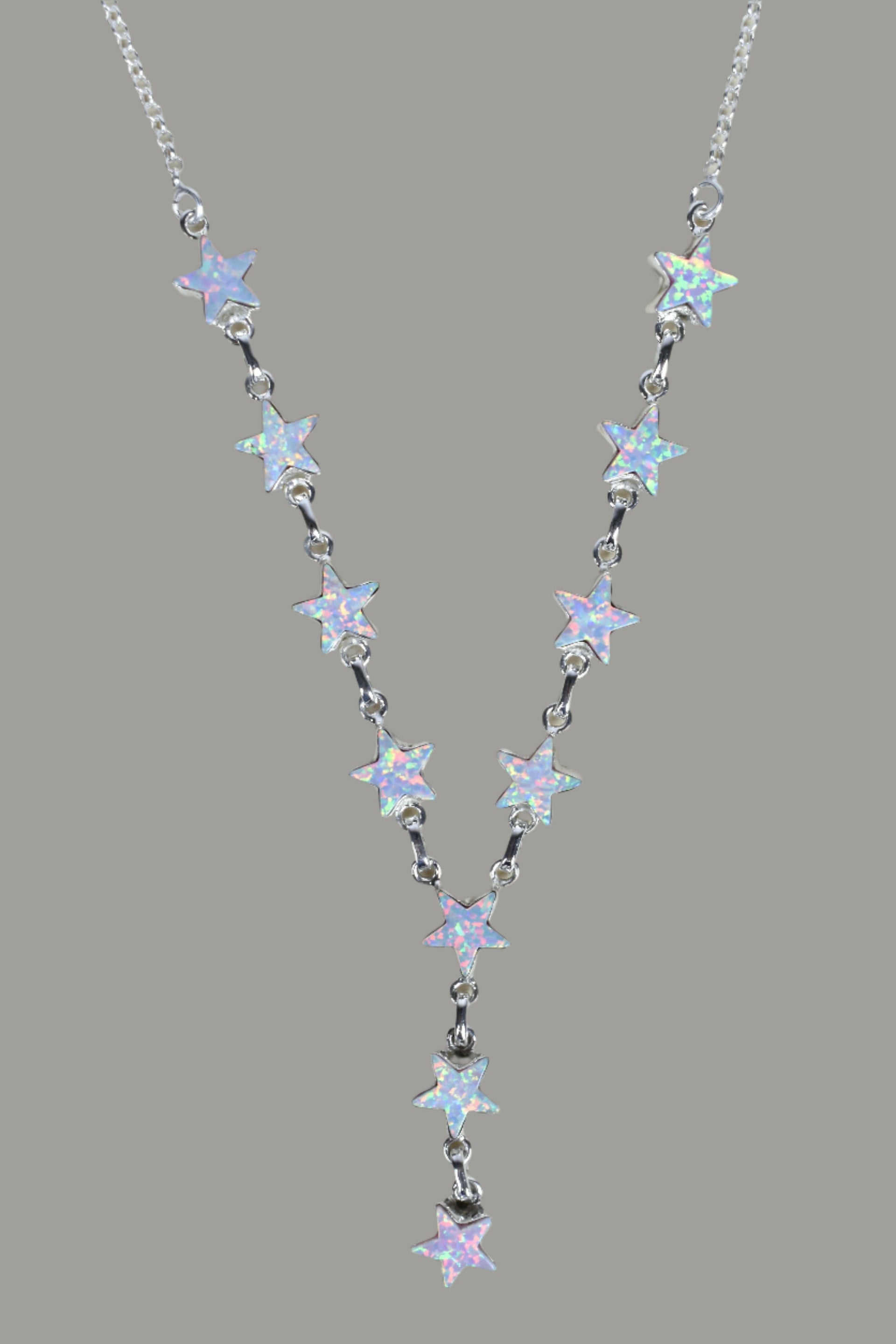 Star Studded Cast Necklace-Chain Necklaces-Krush Kandy, Women's Online Fashion Boutique Located in Phoenix, Arizona (Scottsdale Area)