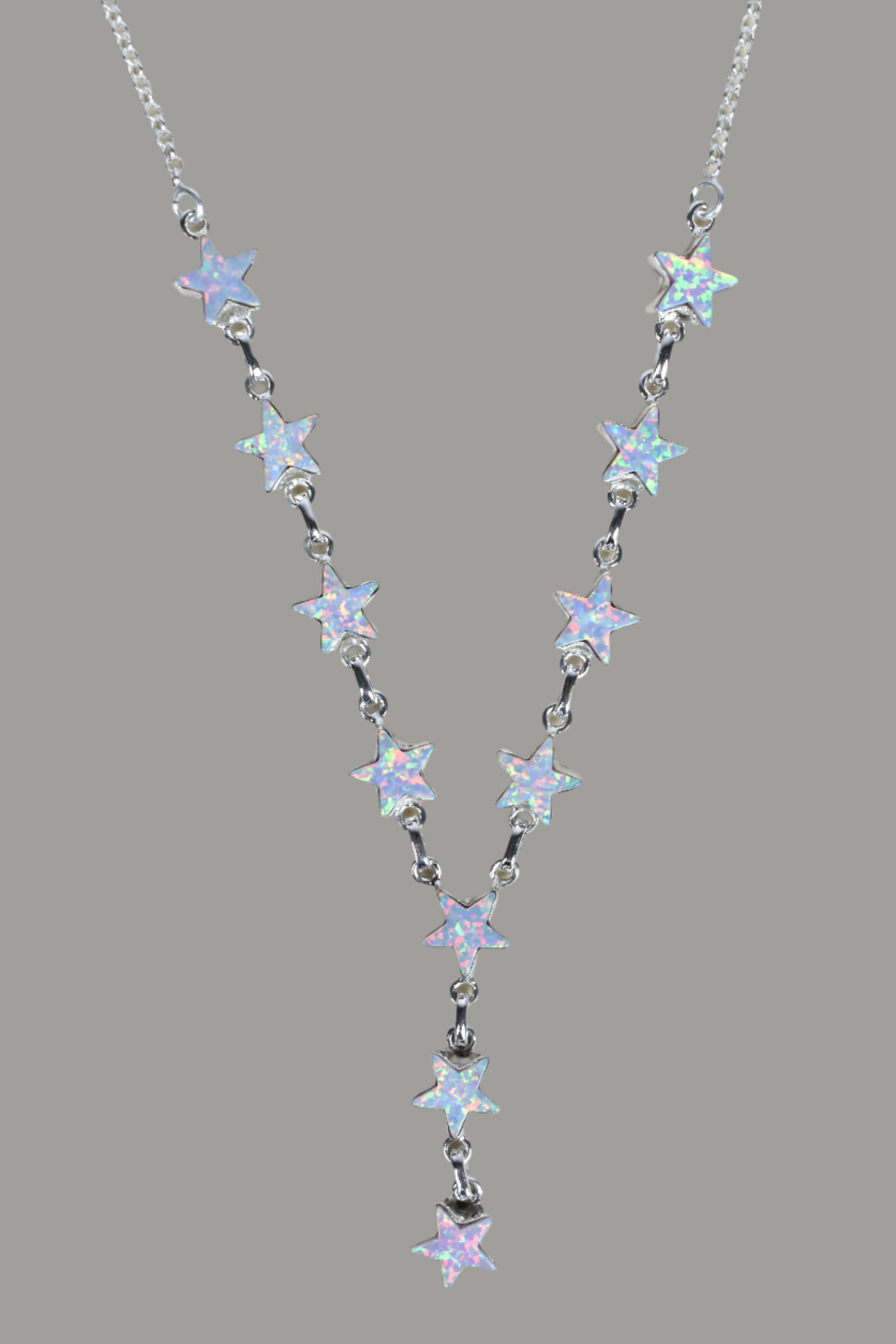 Star Studded Cast Necklace-Chain Necklaces-Krush Kandy, Women's Online Fashion Boutique Located in Phoenix, Arizona (Scottsdale Area)