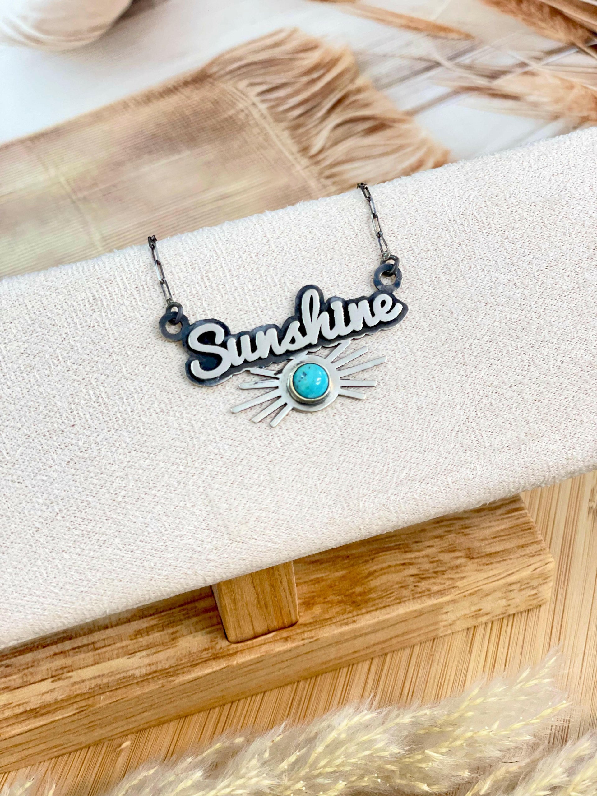 You are my Sunshine Sterling Necklace PREORDER-Chain Necklaces-Krush Kandy, Women's Online Fashion Boutique Located in Phoenix, Arizona (Scottsdale Area)