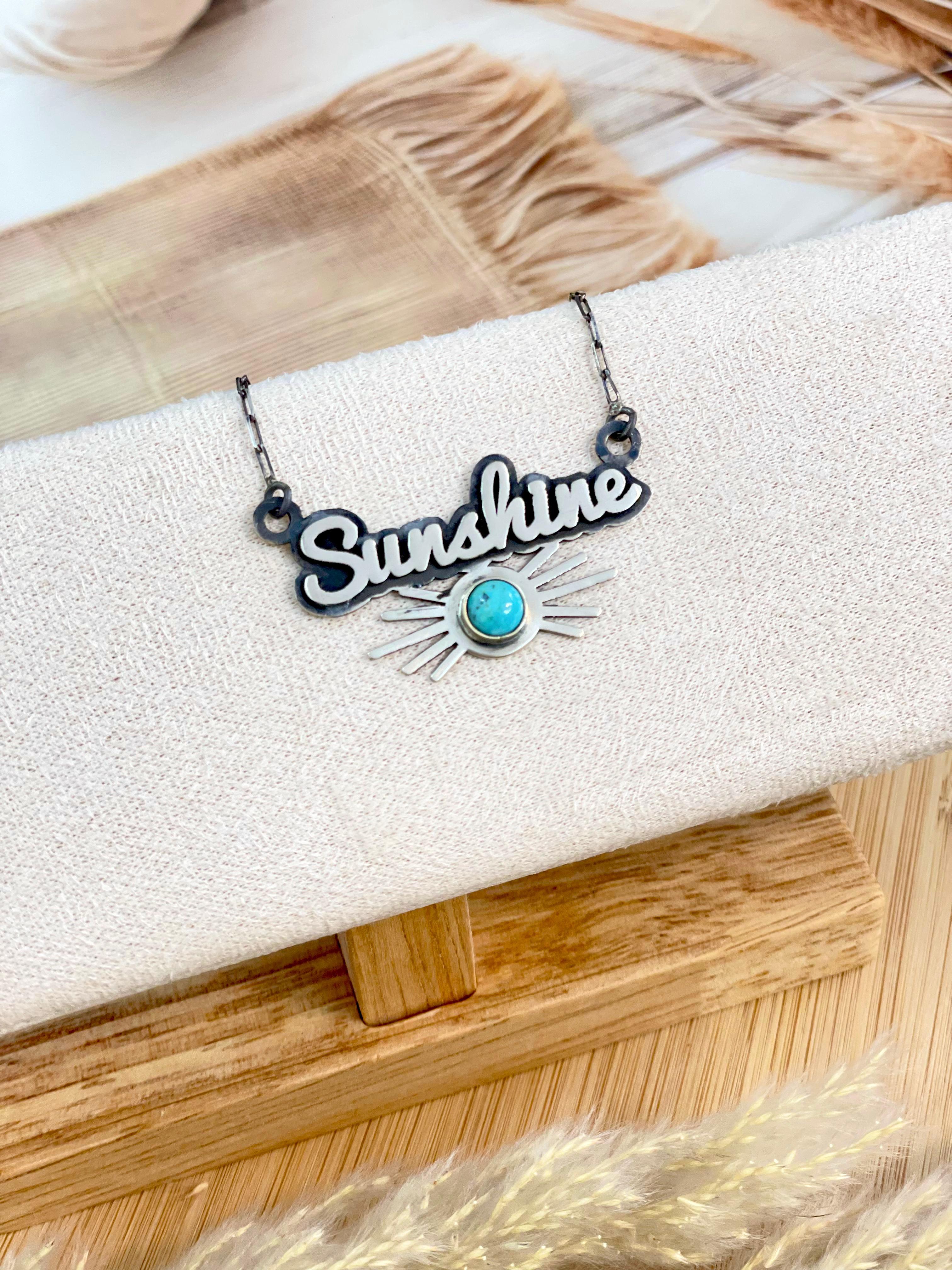 You are my Sunshine Sterling Necklace PREORDER-Chain Necklaces-Krush Kandy, Women's Online Fashion Boutique Located in Phoenix, Arizona (Scottsdale Area)