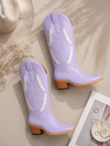 Jade-Western Long Boots