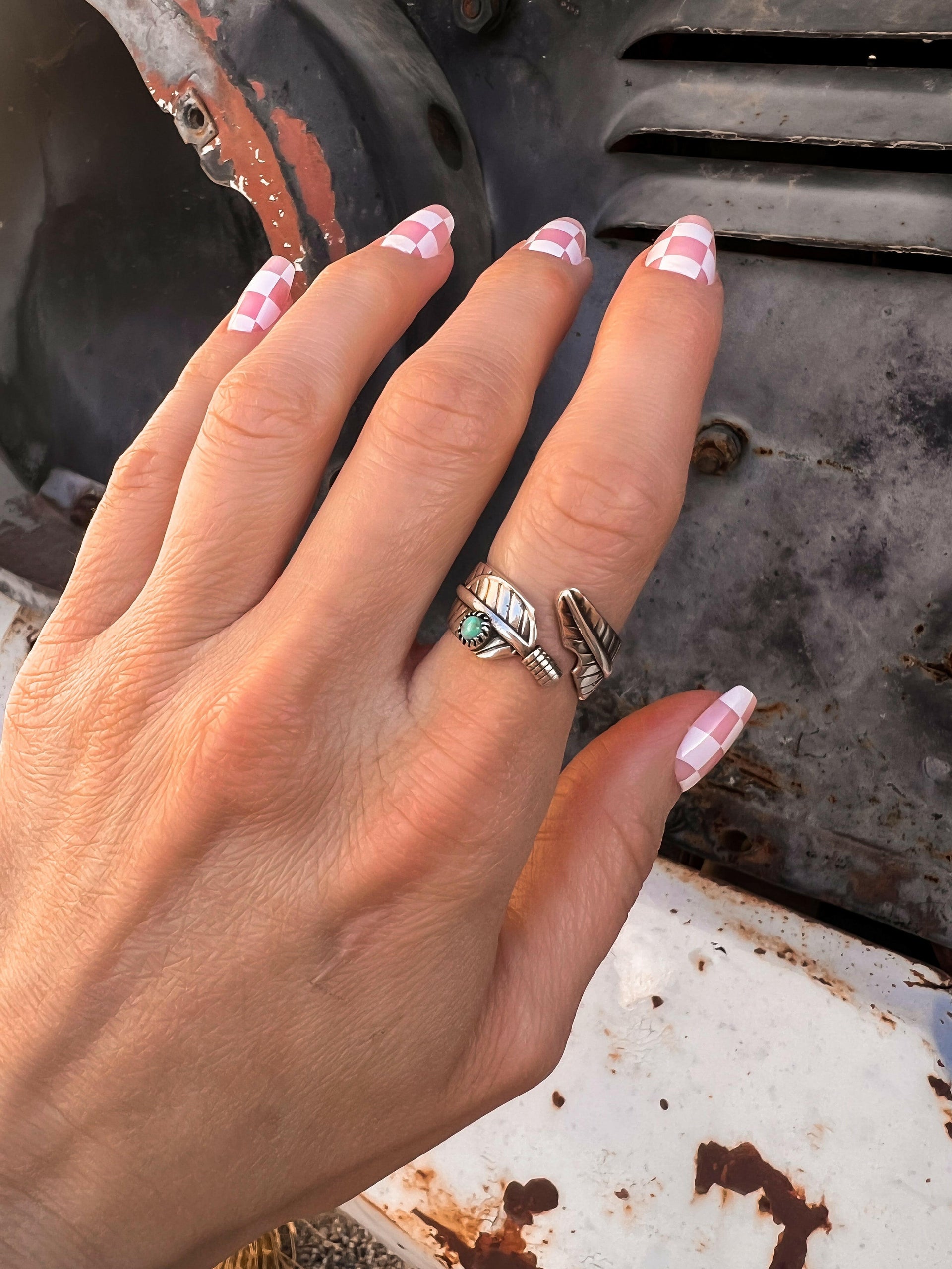 Free Flying Boho Feather Sterling Silver Ring MADE TO ORDER-Wrap Rings-Krush Kandy, Women's Online Fashion Boutique Located in Phoenix, Arizona (Scottsdale Area)