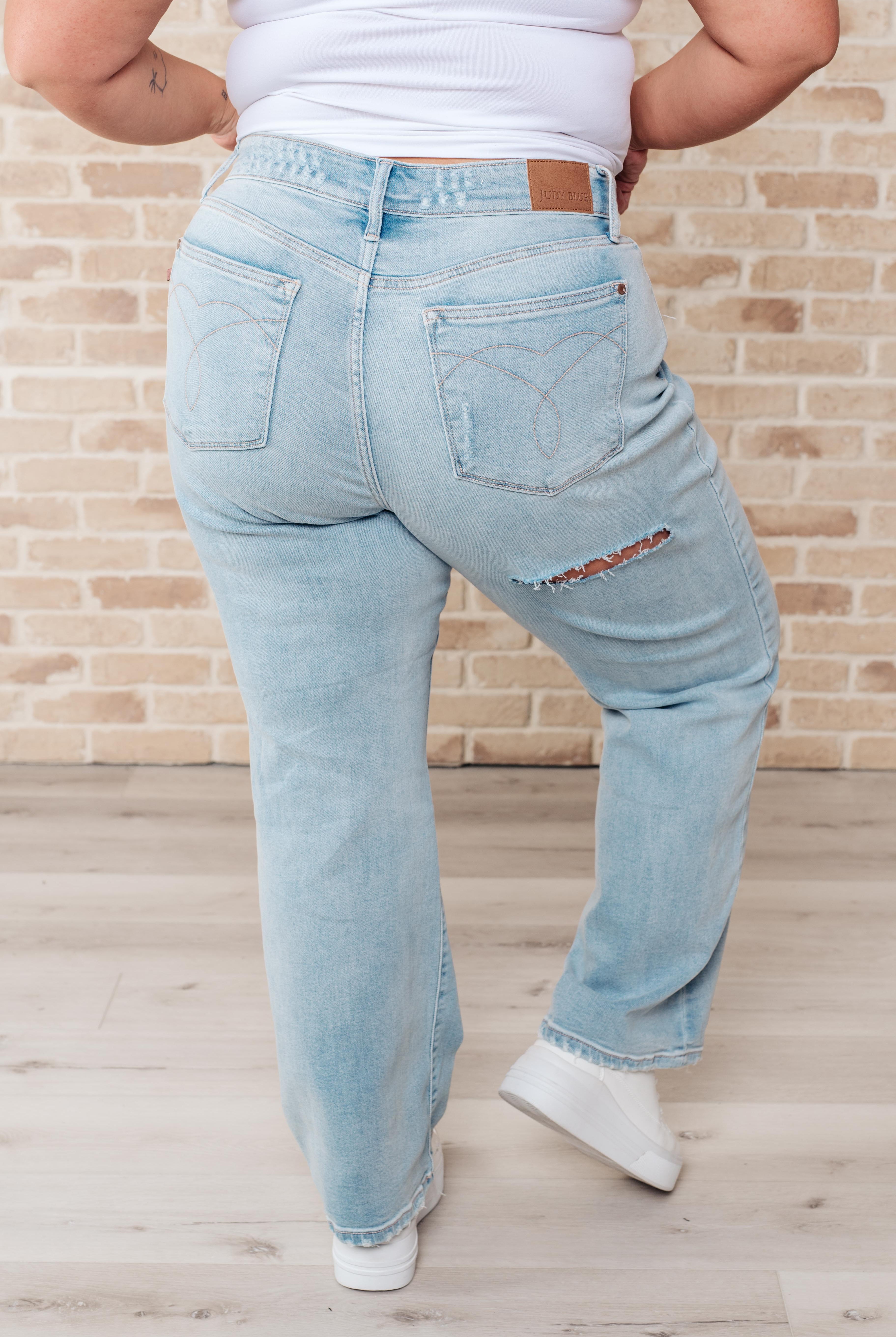 Parker High Rise 90's Straight Jeans-Jeans-Krush Kandy, Women's Online Fashion Boutique Located in Phoenix, Arizona (Scottsdale Area)