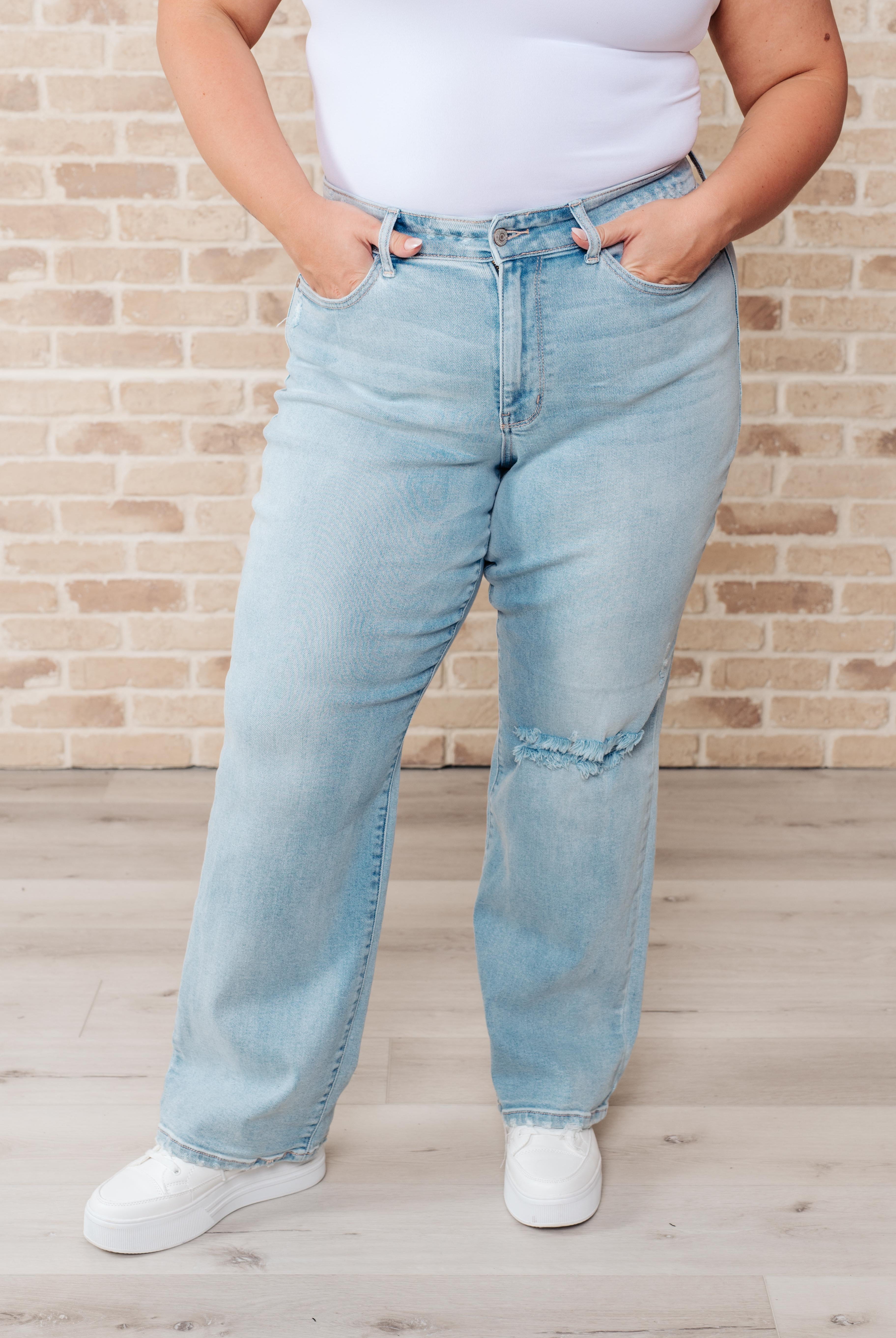 Parker High Rise 90's Straight Jeans-Jeans-Krush Kandy, Women's Online Fashion Boutique Located in Phoenix, Arizona (Scottsdale Area)