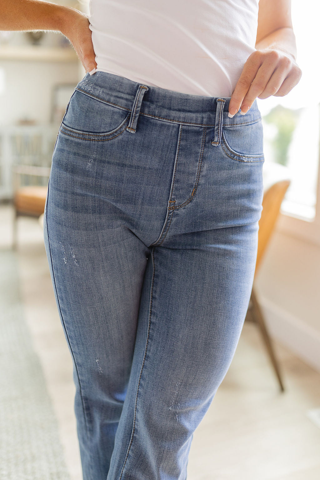 Judy Blue Paula High Rise Pull On Slim Bootcut-Jeans-Krush Kandy, Women's Online Fashion Boutique Located in Phoenix, Arizona (Scottsdale Area)