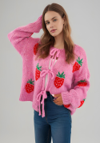 Once Upon A Tie Multi Pattern Knit Sweater-Sweaters-Krush Kandy, Women's Online Fashion Boutique Located in Phoenix, Arizona (Scottsdale Area)