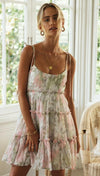 Dreamy Floral Mini Dress-Dresses-Krush Kandy, Women's Online Fashion Boutique Located in Phoenix, Arizona (Scottsdale Area)