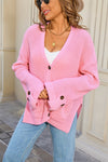 Everyday Basic Button Cardigan-Tops-Krush Kandy, Women's Online Fashion Boutique Located in Phoenix, Arizona (Scottsdale Area)