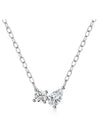 Cubic Zirconia Water Drop Dainty Necklace-Necklaces-Krush Kandy, Women's Online Fashion Boutique Located in Phoenix, Arizona (Scottsdale Area)