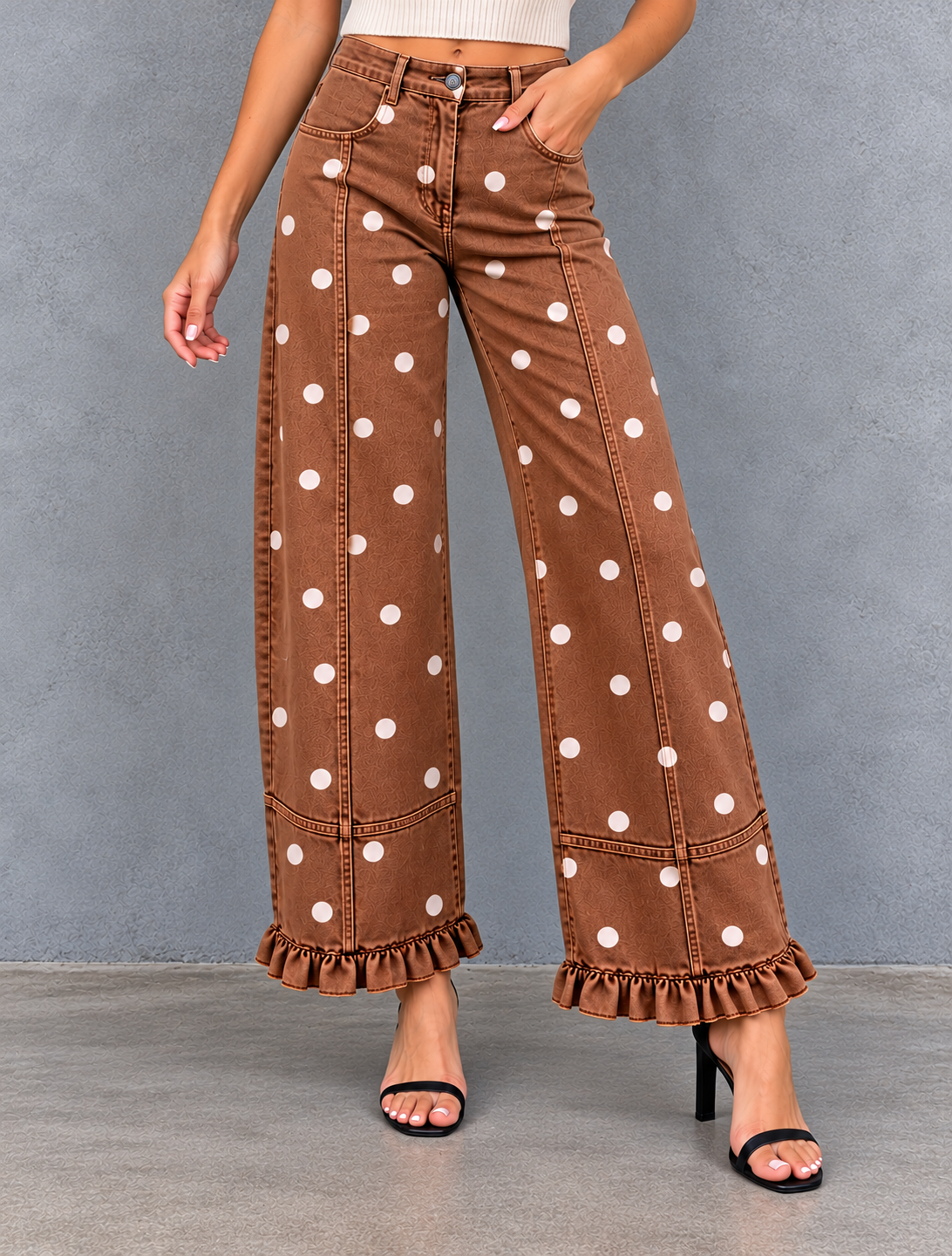 Polka-Dot Wide-Leg Jeans Studio Look.png