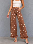 Polka Dot Ruffle-Hem Denim Look.png