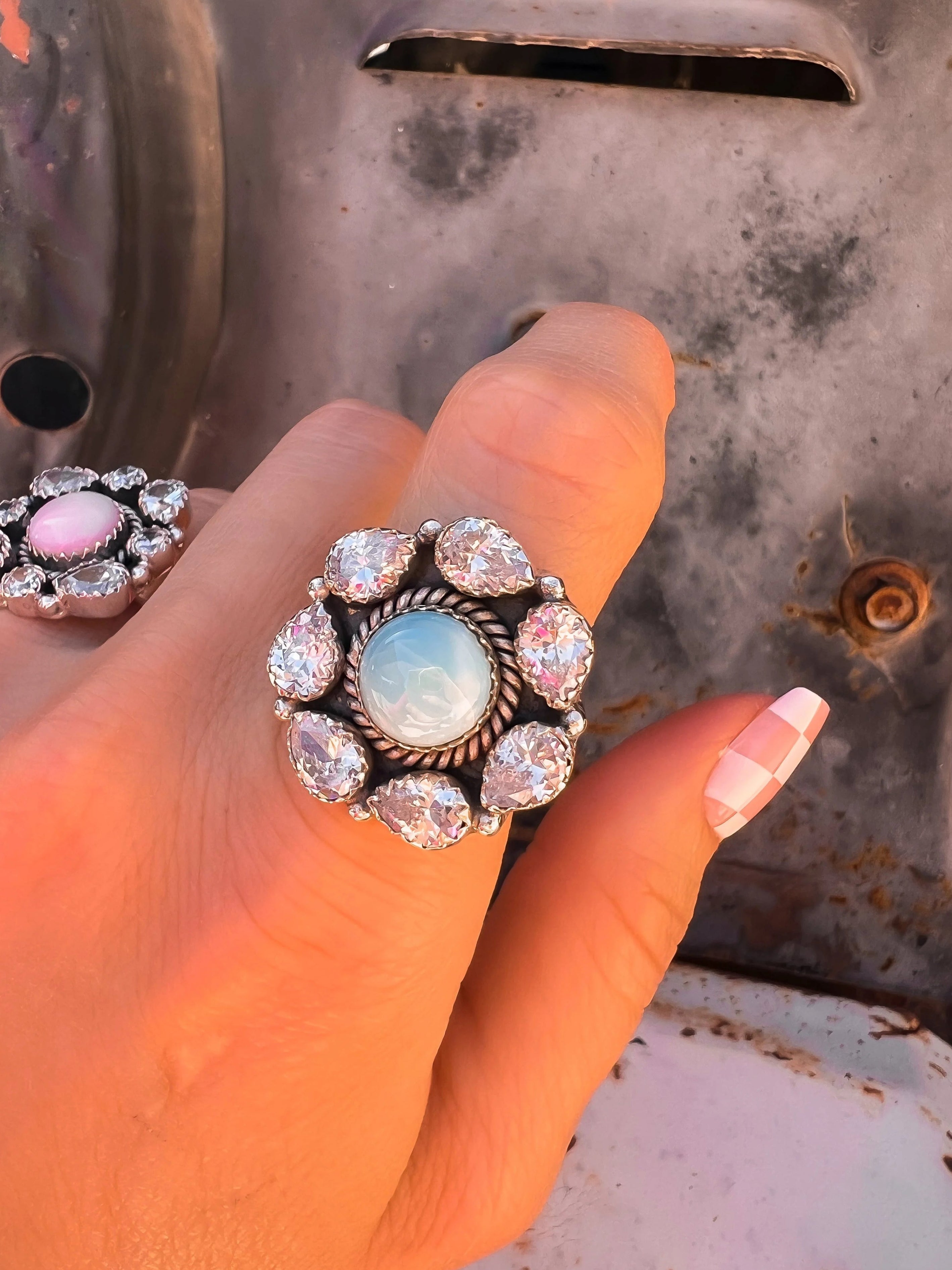 Crystal Krushes Stone Rings-Rings-Krush Kandy, Women's Online Fashion Boutique Located in Phoenix, Arizona (Scottsdale Area)