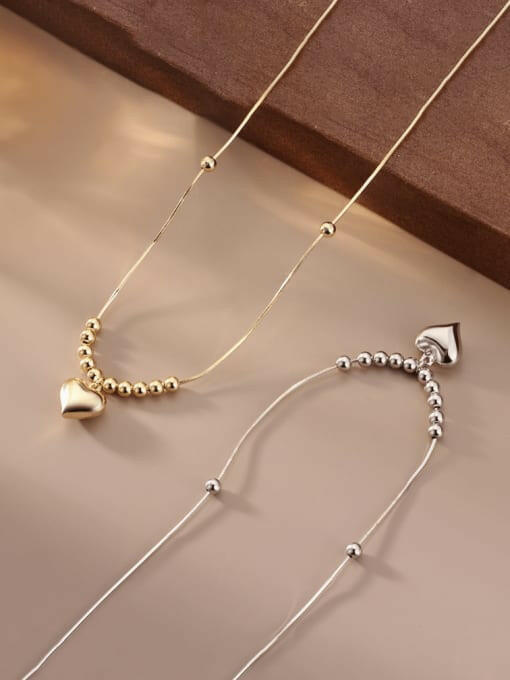 Minimalist Heart Necklace-Necklaces-Krush Kandy, Women's Online Fashion Boutique Located in Phoenix, Arizona (Scottsdale Area)