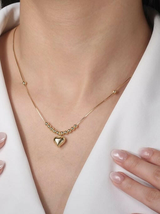 Minimalist Heart Necklace-Necklaces-Krush Kandy, Women's Online Fashion Boutique Located in Phoenix, Arizona (Scottsdale Area)