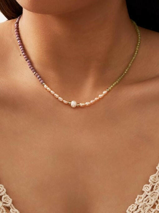 Best Of Both Worlds Pearl Necklace-Necklaces-Krush Kandy, Women's Online Fashion Boutique Located in Phoenix, Arizona (Scottsdale Area)