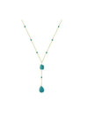 Turquoise Tassel Vintage Lariat Necklace-Necklaces-Krush Kandy, Women's Online Fashion Boutique Located in Phoenix, Arizona (Scottsdale Area)