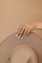 EXCLUSIVE: Free Spirit Sterling Silver Turquoise Ring-Band Rings-Krush Kandy, Women's Online Fashion Boutique Located in Phoenix, Arizona (Scottsdale Area)