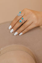 EXCLUSIVE: Free Spirit Sterling Silver Turquoise Ring-Band Rings-Krush Kandy, Women's Online Fashion Boutique Located in Phoenix, Arizona (Scottsdale Area)