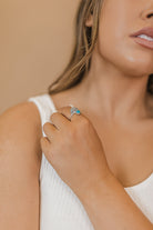 EXCLUSIVE: Free Spirit Sterling Silver Turquoise Ring-Band Rings-Krush Kandy, Women's Online Fashion Boutique Located in Phoenix, Arizona (Scottsdale Area)