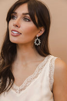 Eternal Bloom Teardrop Stone Earrings-Earrings-Krush Kandy, Women's Online Fashion Boutique Located in Phoenix, Arizona (Scottsdale Area)