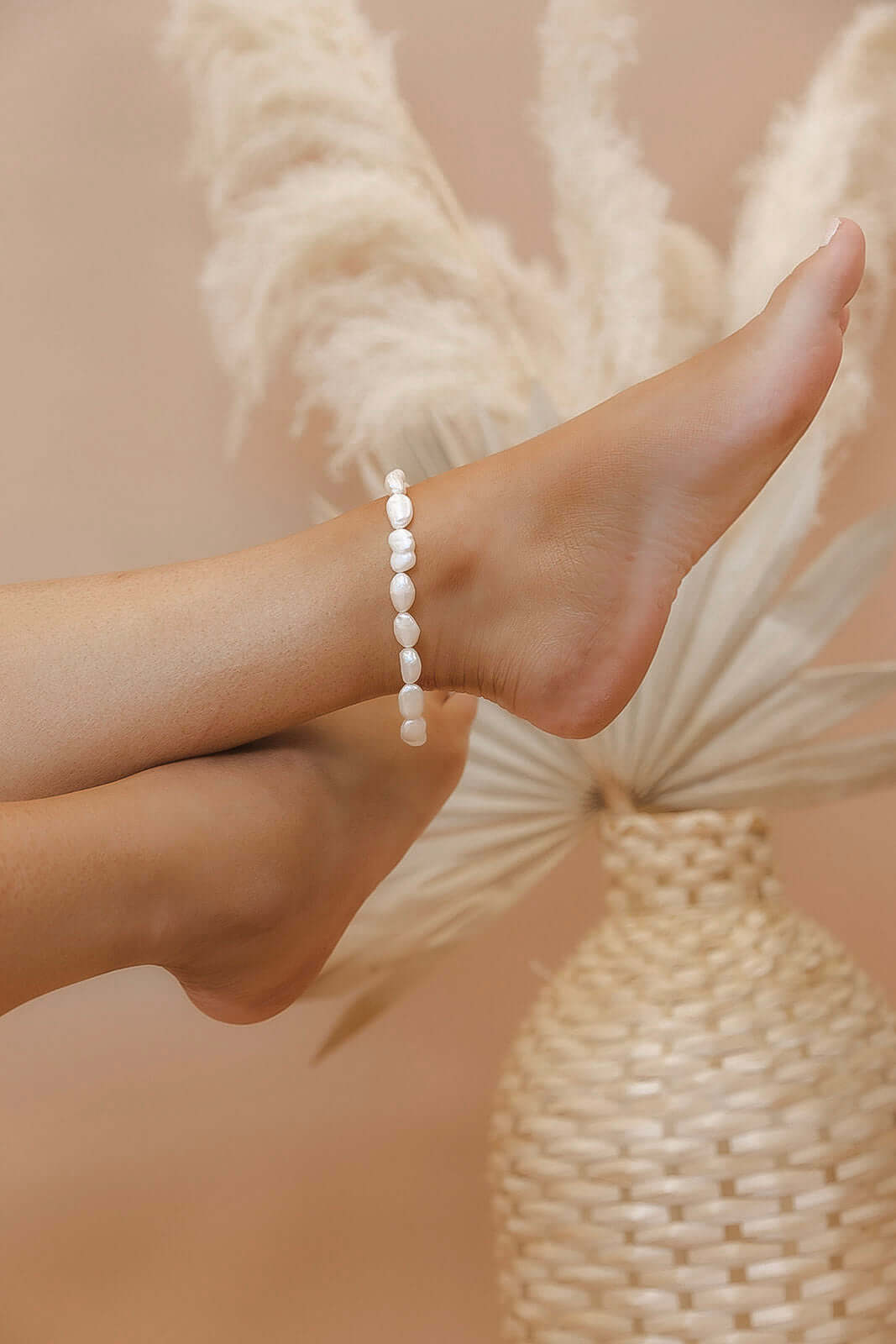 Take me to the Beach Pearl Anklet-Anklets-Krush Kandy, Women's Online Fashion Boutique Located in Phoenix, Arizona (Scottsdale Area)