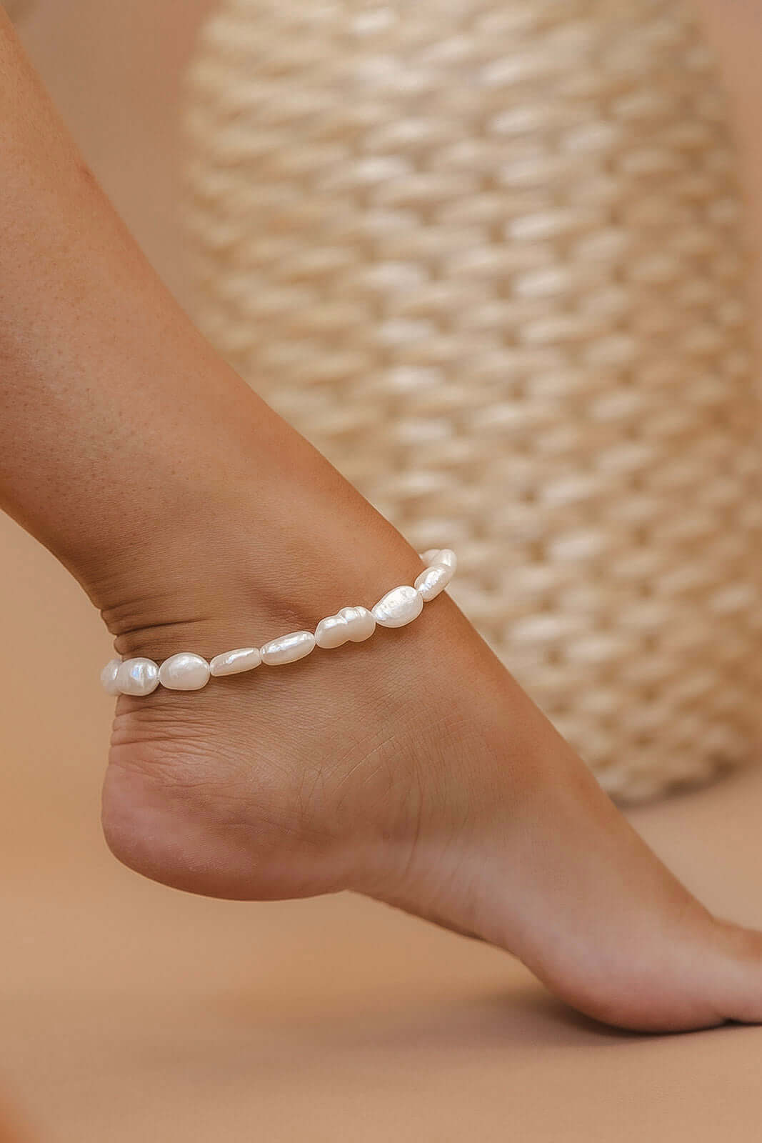 Take me to the Beach Pearl Anklet-Anklets-Krush Kandy, Women's Online Fashion Boutique Located in Phoenix, Arizona (Scottsdale Area)