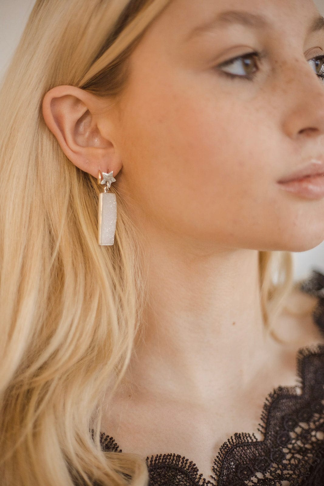 Dazzling Druzy Earrings MADE TO ORDER-Earrings-Krush Kandy, Women's Online Fashion Boutique Located in Phoenix, Arizona (Scottsdale Area)