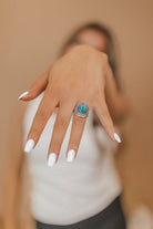 Tell Me A Story Turquoise Ring-Band Rings-Krush Kandy, Women's Online Fashion Boutique Located in Phoenix, Arizona (Scottsdale Area)