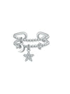 Cubic Zirconia Pentagram Minimalist Stackable Ring-Rings-Krush Kandy, Women's Online Fashion Boutique Located in Phoenix, Arizona (Scottsdale Area)
