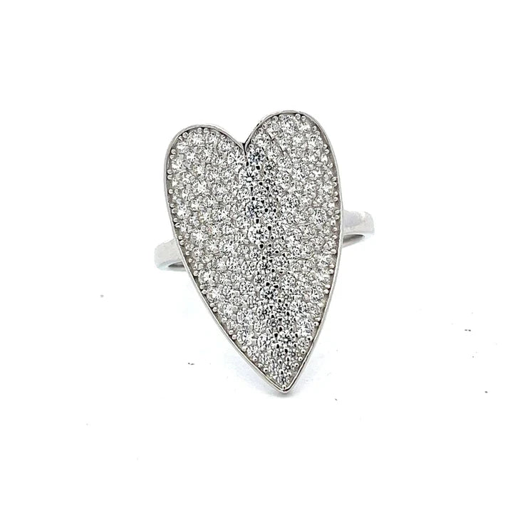 Dainty Long Heart Ring-Dainty Rings-Krush Kandy, Women's Online Fashion Boutique Located in Phoenix, Arizona (Scottsdale Area)