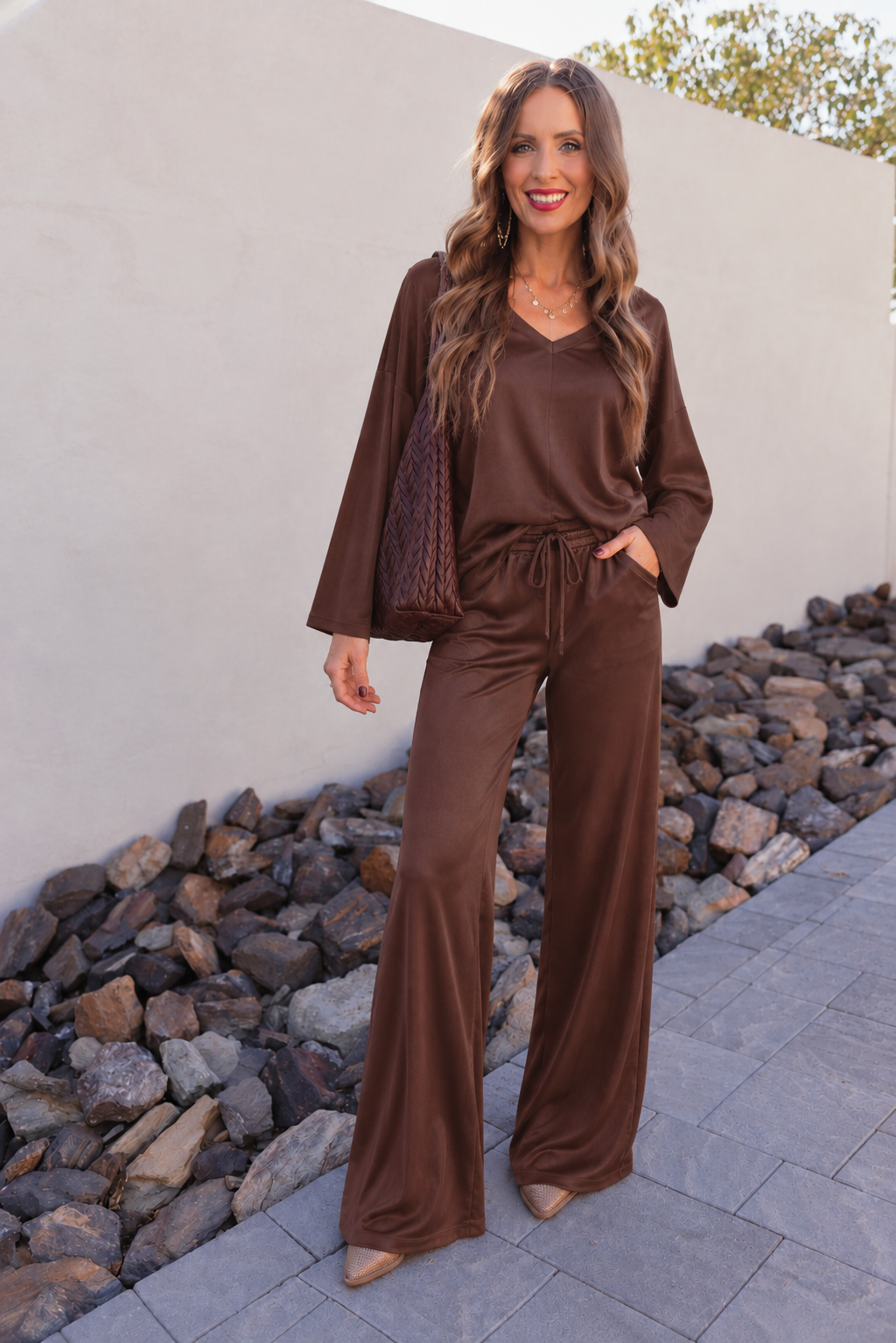 Satin Brown Lounge Set Portrait.png
