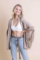 Crochet Medallion Tassel Kimono-Kimonos-Krush Kandy, Women's Online Fashion Boutique Located in Phoenix, Arizona (Scottsdale Area)