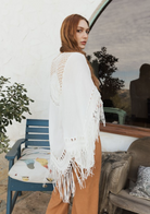 Crochet Medallion Tassel Kimono-Kimonos-Krush Kandy, Women's Online Fashion Boutique Located in Phoenix, Arizona (Scottsdale Area)