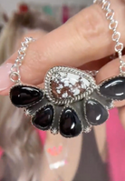 Cute Half Cluster Necklaces |-Necklaces-Krush Kandy, Women's Online Fashion Boutique Located in Phoenix, Arizona (Scottsdale Area)