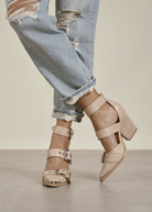 Hendrix Strappy Buckle Sandal-Sandals-Krush Kandy, Women's Online Fashion Boutique Located in Phoenix, Arizona (Scottsdale Area)