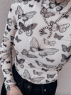 You Give Me Butterflies Mesh Top-Long Sleeve Tops-Krush Kandy, Women's Online Fashion Boutique Located in Phoenix, Arizona (Scottsdale Area)