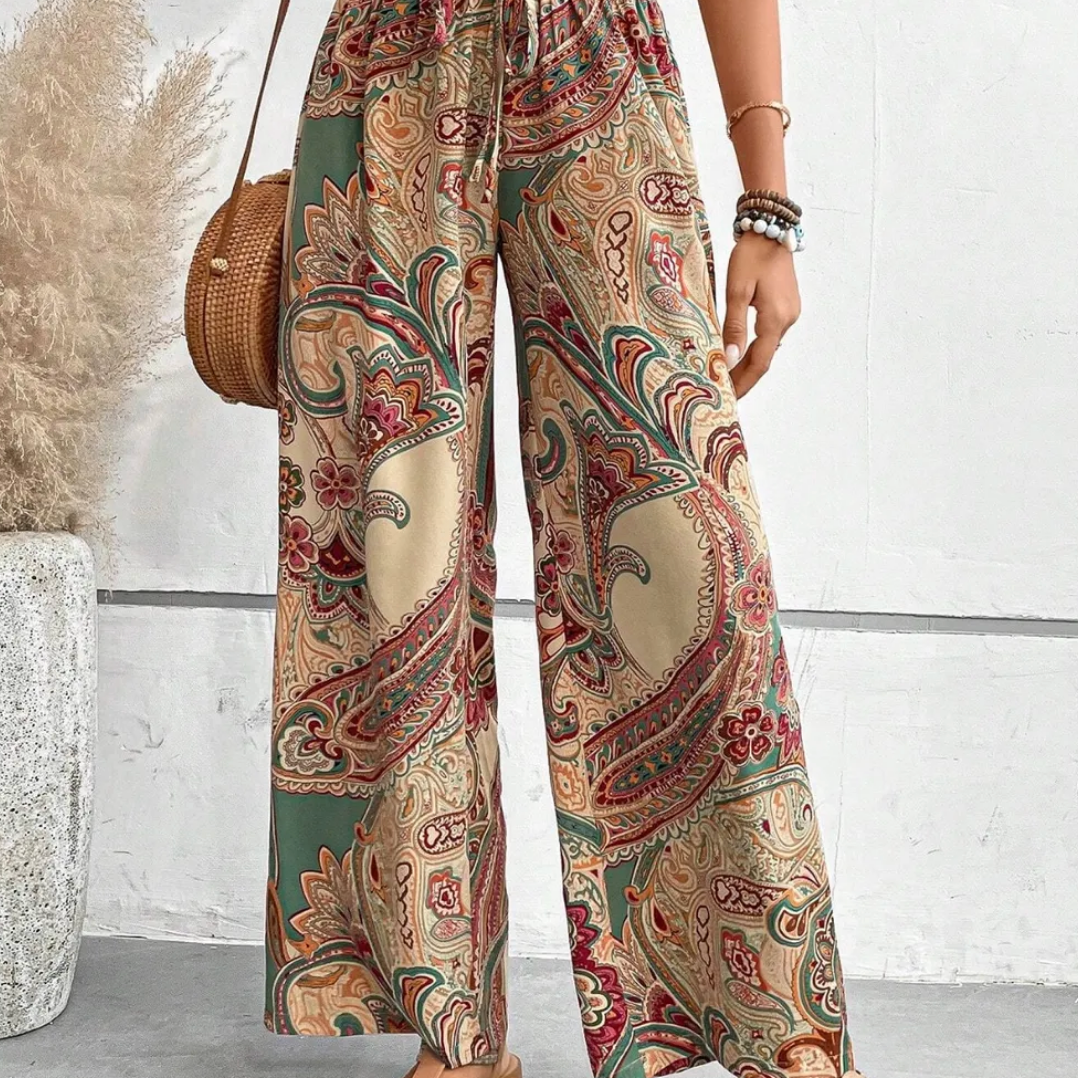 Printed Wide Leg Pants-Krush Kandy, Women's Online Fashion Boutique Located in Phoenix, Arizona (Scottsdale Area)