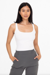 S-3X Mono B Square Neck Every Day Tank-Tanks-Krush Kandy, Women's Online Fashion Boutique Located in Phoenix, Arizona (Scottsdale Area)