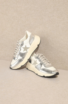 The Cosmo Metallic Star Sneakers-Sneakers-Krush Kandy, Women's Online Fashion Boutique Located in Phoenix, Arizona (Scottsdale Area)