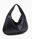 Vegan Leather Woven Hobo Bag-Purses & Bags-Krush Kandy, Women's Online Fashion Boutique Located in Phoenix, Arizona (Scottsdale Area)