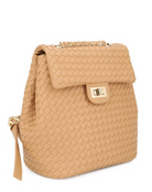 Sienna Woven Vegan Leather Backpack-Purses & Bags-Krush Kandy, Women's Online Fashion Boutique Located in Phoenix, Arizona (Scottsdale Area)