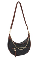 Nova Chain Monochromatic Checkered Detail Crossbody-Purses & Bags-Krush Kandy, Women's Online Fashion Boutique Located in Phoenix, Arizona (Scottsdale Area)